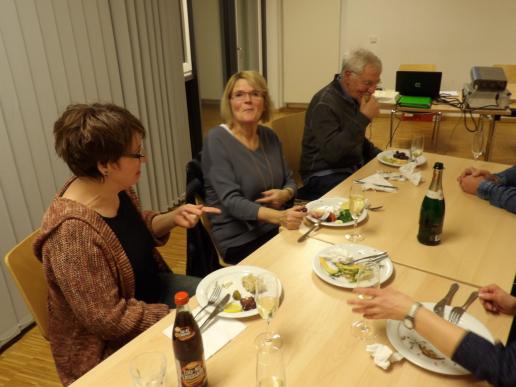 Wolfgang rechts neben seiner Frau Uschi..