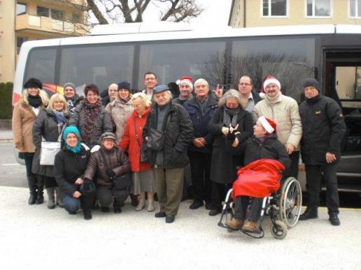 Nach Ankunft gleich Gruppenfoto...