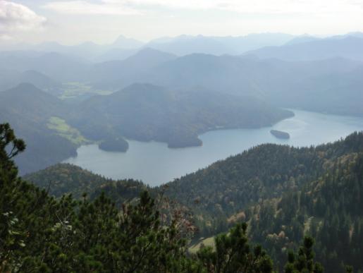 Blick auf Walchensee