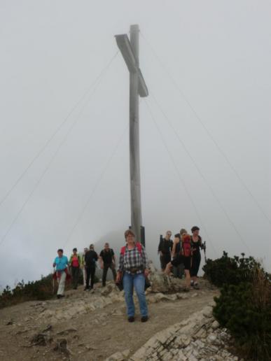 Geschafft am Gipfel Herzogstand