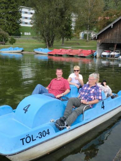 eine Partie Bootfahrt...