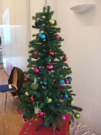Unser geschmückter Weihnachtsbaum