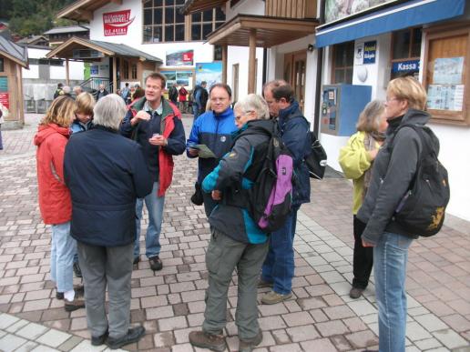 an der Talstation Wildkogelbahn...