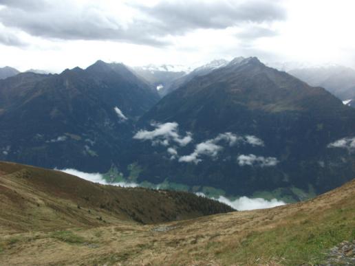 Blick auf die Berge der Venedigergruppe 