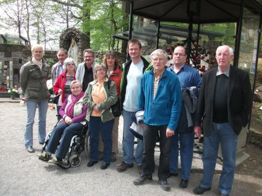 Gruppenfoto an de Mariengrotte...Ende der Fotogalerie