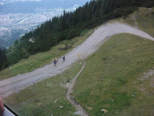 ...Wanderer auf dem Weg zum Gipfel...