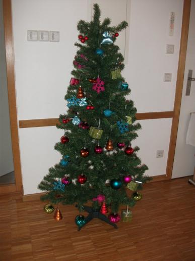 Kleiner geschmückte Weihnachtsbaum...