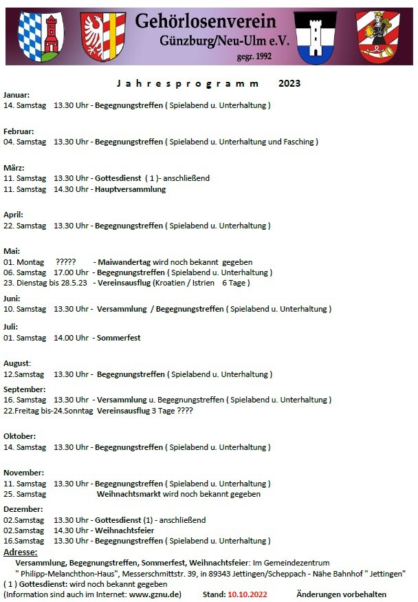 gznu.de-Jahresprogramm 2013